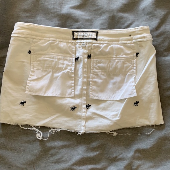 Abercrombie & Fitch jean mini skirt 00 preowned - Picture 9 of 9